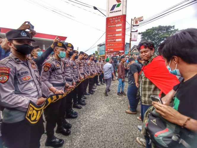 
 Wakapolda Gorontalo : Aksi Unras 11 April 2022 di Provinsi Gorontalo Berjalan Aman dan Kondusif
