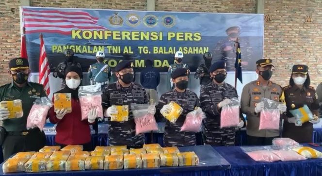 
 TNI AL Kembali Gagalkan Penyelundupan Diduga Narkoba