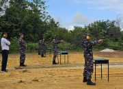 Binsat Menembak di Tanjung Uban dalam Rangka HUT Armada RI