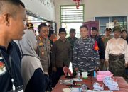 Danlanal Tarempa Bersama Forkopimda Tinjau TPS Pilkada 2024 di Kepulauan Anambas