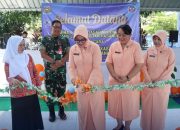 Danlanud Bersama Ketua Yasarini Pengurus Cabang Lanud Sultan Hasanuddin Resmikan Aula TK Angkasa 3 Lanud Sultan Hasanuddin