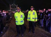 Pimpin Pengamanan Konser Musik di Tirtoyoso Park, Kabag Ops Polres Kediri Kota : Bekerja Sesuai SOP dan Humanis