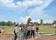 Polres Way Kanan Pam Kampanye Dalam Bentuk Lain di Lapangan Sepak Bola Kalipapan