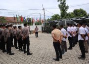 Operasi Mantap Praja Krakatau, Polres Way Kanan Amankan Rekapitulasi Suara Hasil Pilkada 2024 di KPU