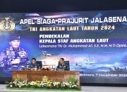 DANLANTAMAL III JAKARTA IKUTI PEMBEKALAN KASAL DALAM RANGKA APEL SIAGA PRAJURIT JALASENA TNI ANGKATAN LAUT TAHUN 2024