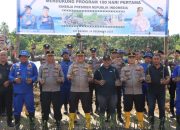 Dukung 100 Hari Asta Cita Presiden, Polres Aceh Timur Tanam Pohon