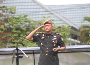 Batalyon Arhanud 6/BAY Laksanakan Upacara Bendera dalam Rangka Hari Juang Kartika TNI AD di Ikuti Seluruh Prajurit Rangkok