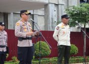 Jelang Nataru, Polres Aceh Timur Laksanakan Apel Gelar Pasukan Operasi Lilin Seuawah 2024