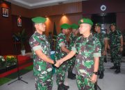 Dandim 0501/JP Pimpin Acara Korp Raport Anggota Pindah Satuan dan Penempatan Personel Baru