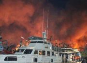 Menggemparkan Masyarakat Kebakaran Terjadi di Pelabuhan Kota Tegal