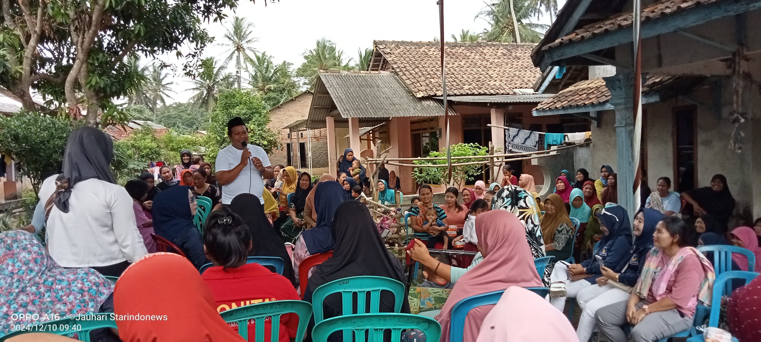 antusias warga sirap hadiri reses hari kedua anggota DPRD kabupaten Lampung Selatan 