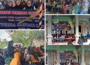 Reses pertama di hari ketiga Anggota DPRD kabupaten Lampung Selatan,Yulida Nandar Laila berlangsung penuh dengan usulan dari masyarakat yang berharap ada nya bantuan dari pemerintah daerah.