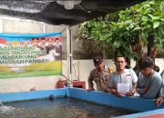 Bhabinkamtibmas Lakukan Pendampingan Kepada Petani Ikan Untuk Ketahanan Pangan