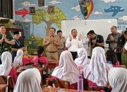 Lounching Makan Gratis di SDN 06, 07 Pulogebang, Badan Gizi Nasional Bersama Kodim 0505/JT