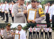 Kapolsek, Kanit Reskrim dan Anggota Polsek Sungai Gelam Terima Reward dari Kapolres Muaro Jambi