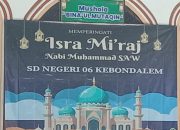 Peringatan Isra Mi’raj di SDN 06 Kebondalem Pemalang