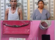 Pasutri Menjadi Pengedar Sekaligus Penyalahguna Narkoba Berhasil Diringkus Satresnarkoba Polres Tulang Bawang Barat