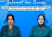 Ketua TP-PKK Kecamatan Katibung Dan 12 Ketua TP-PKK Desa Se kecamatan Mengucapkan Selamat Atas di Lantik ya Hj.Zita Anjani, S.Sos., M.sc. Sebagai Ketua TP-PKK dan Reni Apriyani sebagai Wakil Ketua TP-PKK