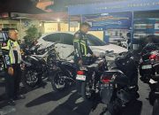 Polres Blitar Kota Gelar Patroli Skala Besar Tertibkan Balap Liar dan Knalpot Brong