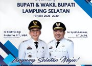 Pemerintah Kecamatan Katibung Mengucapkan Selamat Kepada H.Radityo Egi Pratama,S.T.,M.B.A dan Muhammad Syaiful Anwar,S.T.,M.Pd.Dilantik Sebagai Bupati dan Wakil Bupati Lampung Selatan Periode 2025-2030.
