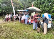 Antusias Warga Teluk Kuali, Saksikan Pembukaan TMMD Ke-123 Kodim 0416/Bute