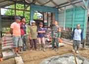 Sebelum Beraktivitas Pengerjaan Rumah Tidak Layak Huni,Anggota TMMD Gelar Brifing