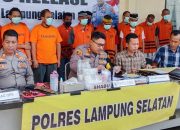 Polres Lampung Selatan Ungkap Kasus Narkotika Senilai Rp 2,5 Miliar