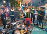 Polres Kediri Kota Gelar Razia Cipta Kondisi Multi Sasaran : 77 Bukti Terkait Pelanggaran Lalu Lintas Diamankan