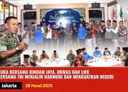 Rindam Jaya Gelar Buka Puasa Bersama LMK dan Ormas Sekitar