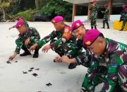 Satgasmar PAM Pulau Terluar Ke-XXVIII Lepas Liarkan Tukik di Pulau Berhala