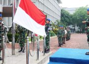 DANPOM WAKILI DANLANTAMAL III, PIMPIN UPACARA DAN APEL GABUNGAN