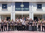 Kapolres Aceh Timur Sambut Audiensi dan Silaturahmi Pengurus FKPPI