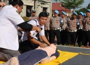 Usai Apel Pagi, Sidokkes Polres Aceh Timur Bekali Personel dengan Keterampilan Tangani Kondisi Darurat