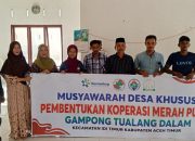 Musdesus Pembentukan Koperasi Merah Putih di Gampong Tualang Dalam Sukses