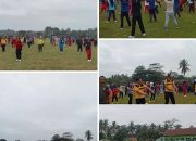 Gandeng Pemerintahan Desa Transtanjungan dan Masyarakat, Polsek Katibung senam Jum’at pagi .”Bismilah sehat bersama masyarakat”