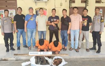 Dalam Waktu 3 Jam, Dua Pelaku Curat Dinamo Listrik Ditangkap Polsek Banjar Agung