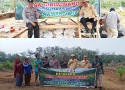 Penanaman Jagung di Desa Giriwinangun Dukung Program Ketahanan Pangan Polri