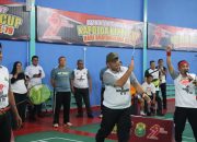 SAMBUT HARI BHAYANGKARA KE 79 TAHUN 2025: POLDA KEPRI GELAR TURNAMEN BADMINTON