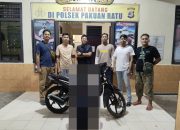 Polsek Pakuan Ratu Amankan Diduga Pelaku Percobaan Curat Sepeda Motor di Sukabumi