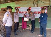 Hari Bhayangkara Ke 79, Polsek Rebang Tangkas Salurkan Bantuan Sosial Kepada Warga