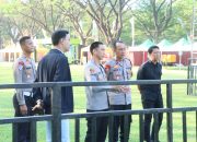 Kapolres Kediri Kota Pimpin Langsung Pengamanan Konser Musik Bertajuk ” Melepas Penat “