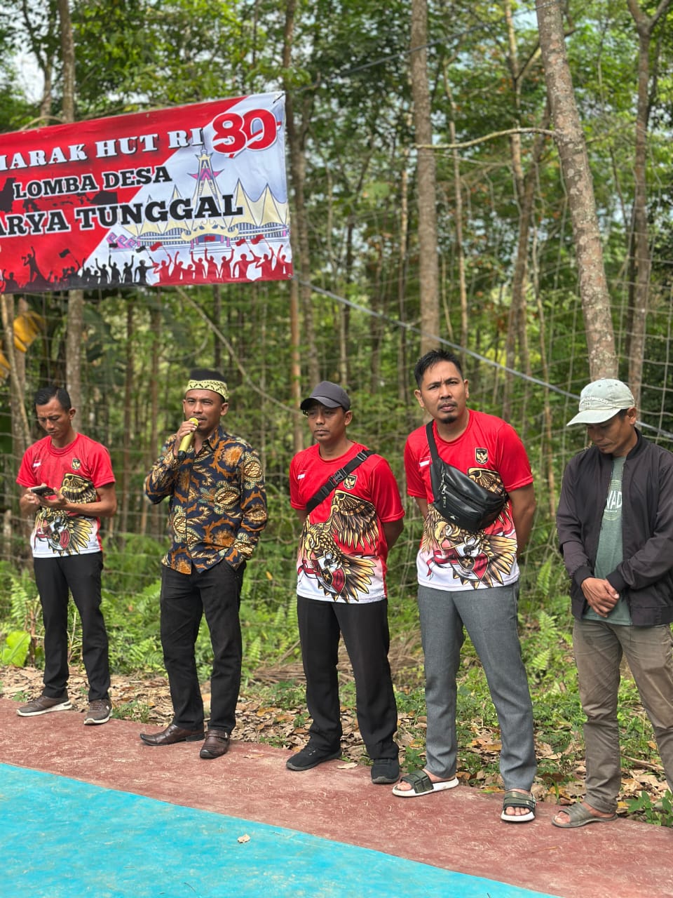 Sambut Semarak HUT RI ke 80 Desa Karya tunggal kecamatan katibung Gelar berbagai macam jenis perlombaan.