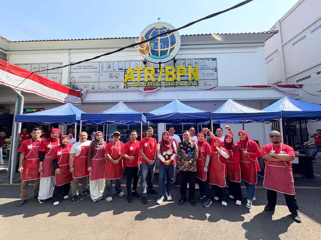 BPN Depok Adakan Perlombaan HUT RI-80, Dorotius Kuniawan Abimayu, Pastikan Pelayanan Tetap Berjalan