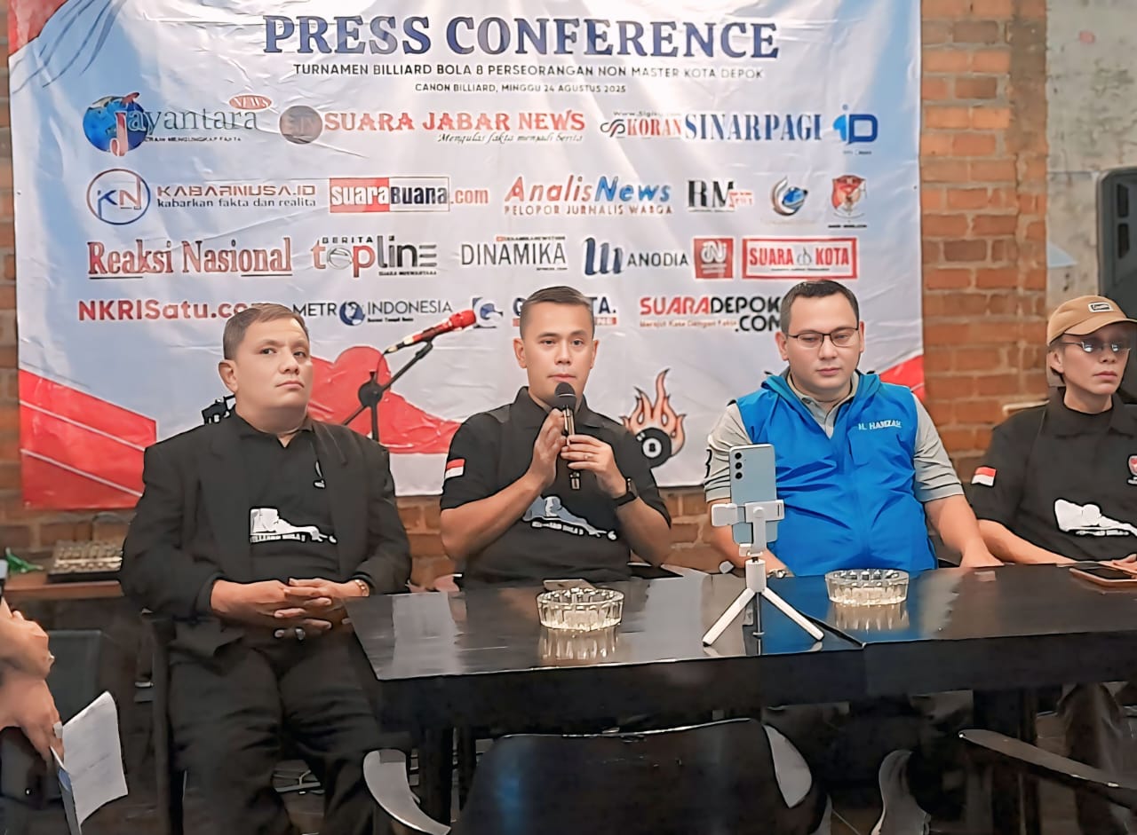 PWOIN Gandeng Ketua Komisi B DPRD dan Ketua Koni Depok Dalam Turnamen Billiard HUT RI 80