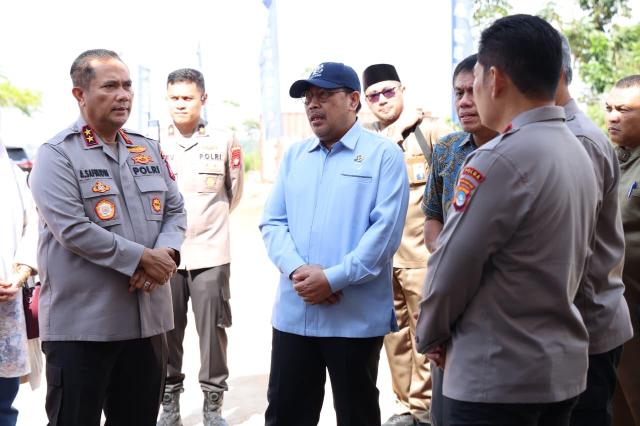 KAPOLDA KEPRI BERSAMA KETUA OMBUDSMAN RI TINJAU DAPUR SPPG POLDA KEPRI