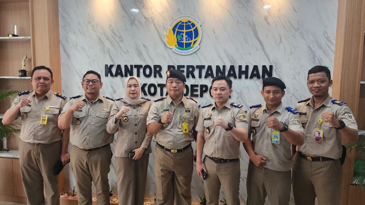 Kepala Kantor BPN Depok, Budi Jaya Beserta Jajarannya