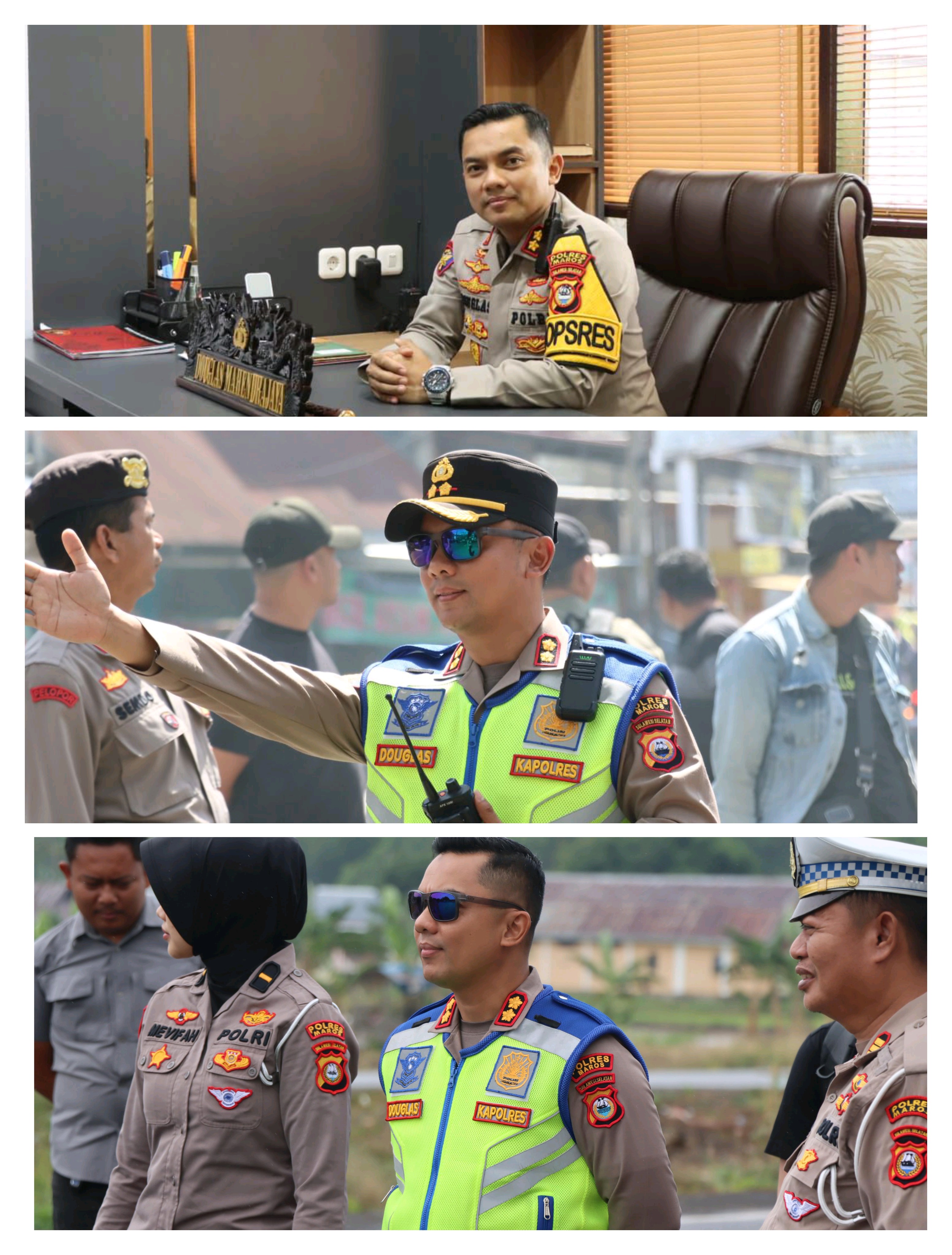 Kapolres Maros Ucapkan Selamat Hari Lalu Lintas Bhayangkara ke-70: Menuju Lalu Lintas Modern dan Berkeselamatan