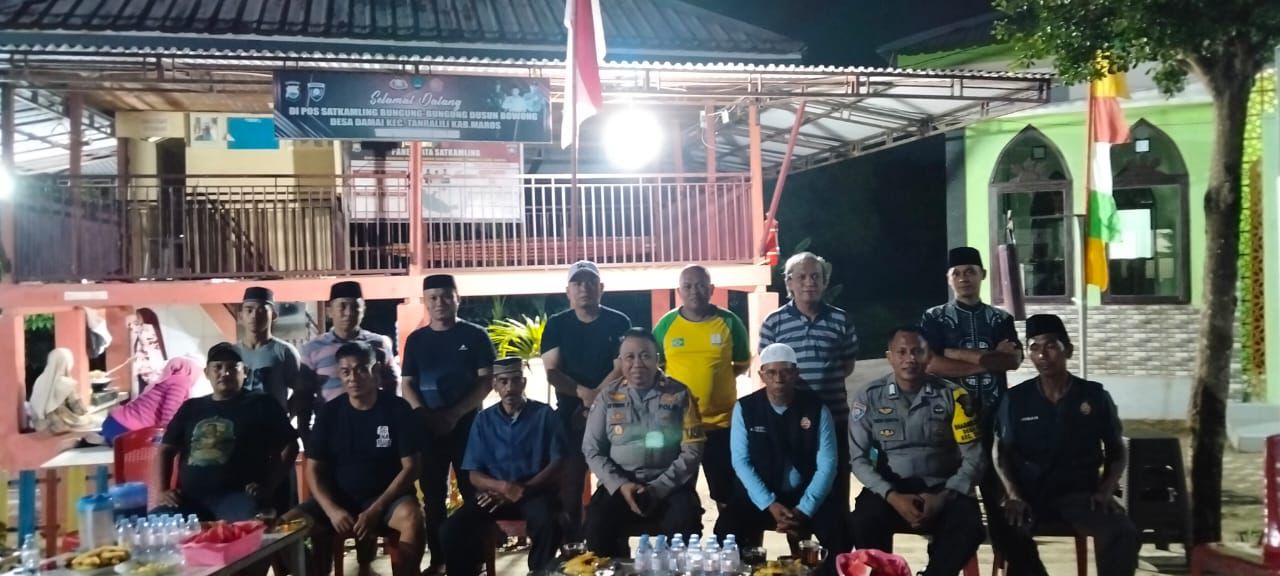 Kasat Binmas Polres Maros Safari Kamtibmas di Kecamatan Tanralili, Ajak Warga Bersinergi Jaga Keamanan