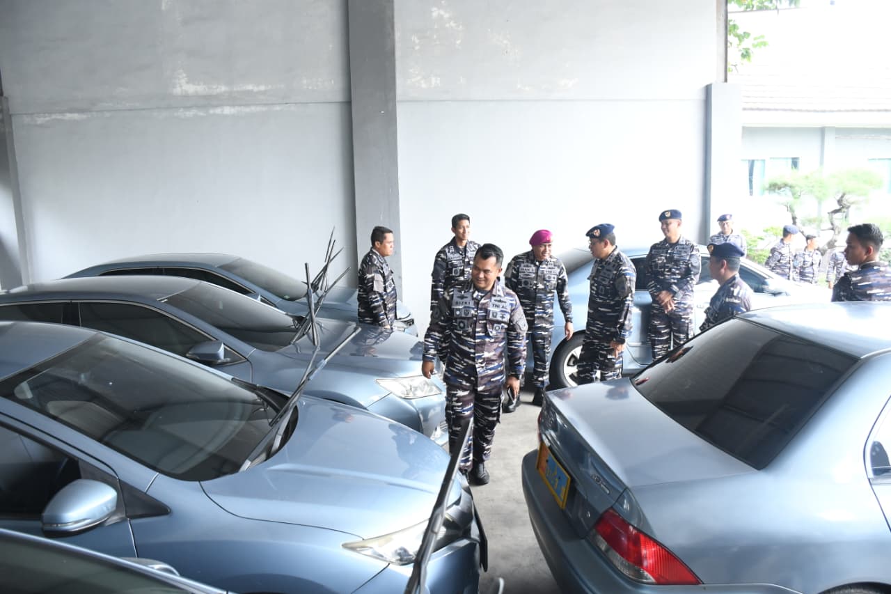 DANKODAERAL III TINJAU FASILITAS DAN ASET SATKER JAJARAN KODAERAL III YANG BERADA DI KODAMAR