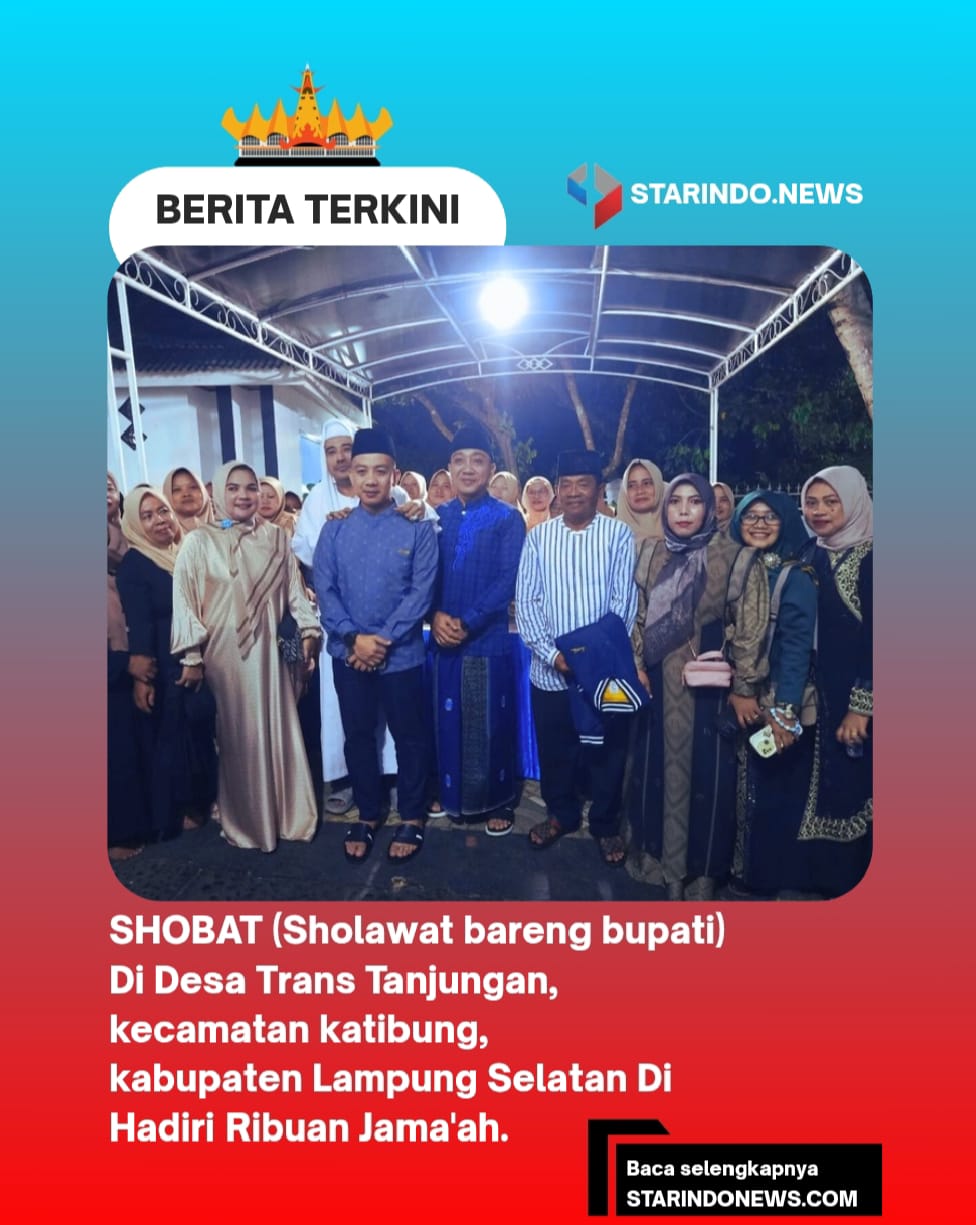 SHOBAT (Sholawat bareng bupati) Di Desa Trans Tanjungan kecamatan katibung kabupaten Lampung Selatan Di Hadiri Ribuan Jama’ah